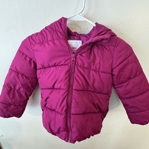 The Children's Place Fuchsia Puffer Jacket